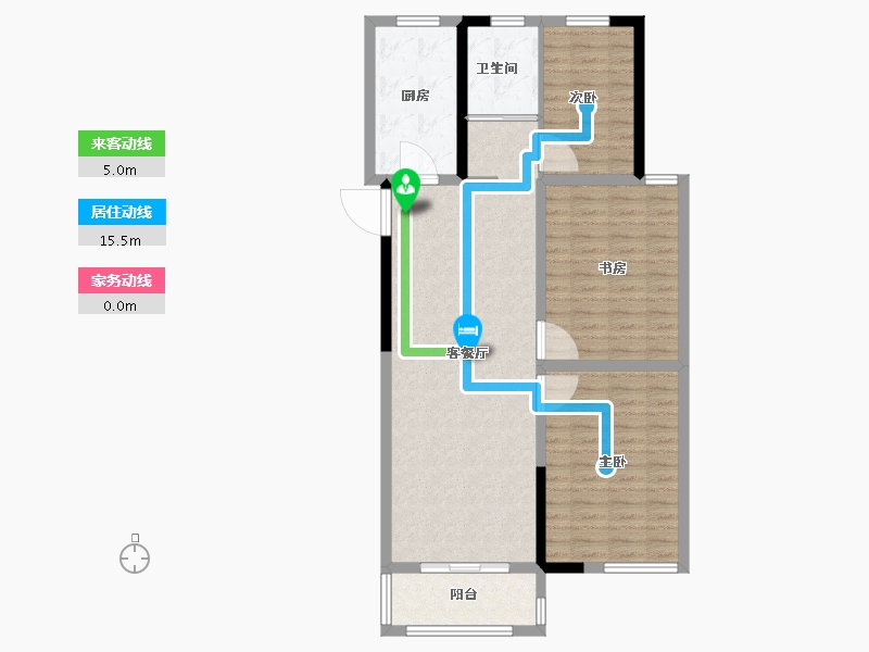 江苏省-盐城市-承亿西湖一品-94.41-户型库-动静线