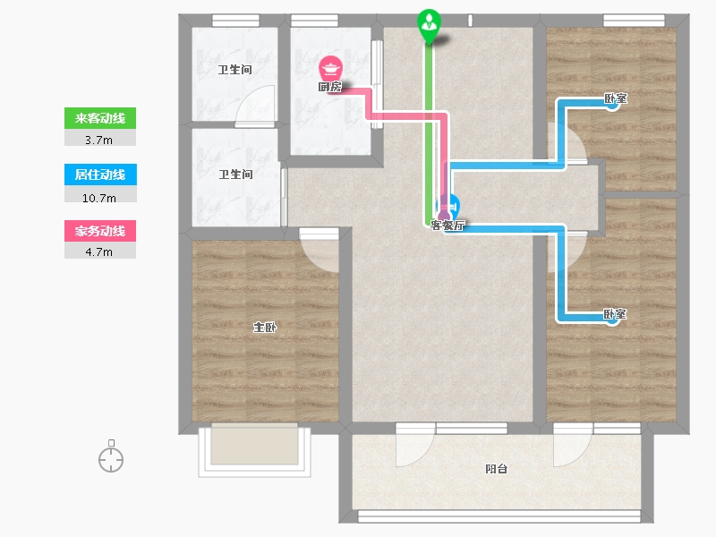 山东省-聊城市-财信·九州印象-80.00-户型库-动静线