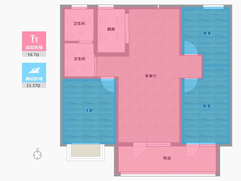 山东省-聊城市-财信·九州印象-80.00-户型库-动静分区