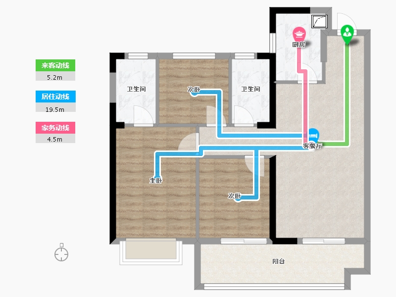 福建省-三明市-明城康养城-84.30-户型库-动静线