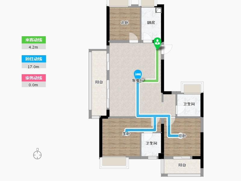 福建省-三明市-明城康养城-90.00-户型库-动静线