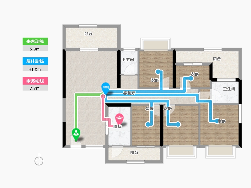 湖南省-郴州市-仁城首府-114.37-户型库-动静线