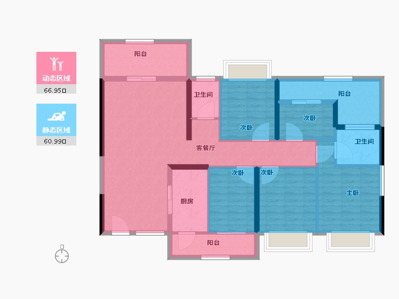 湖南省-郴州市-仁城首府-114.37-户型库-动静分区