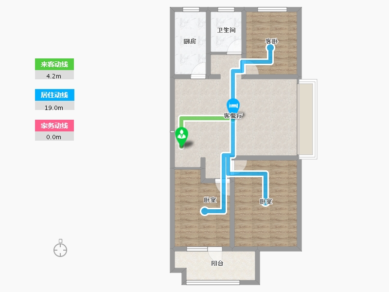 山东省-聊城市-财信·九州印象-84.26-户型库-动静线