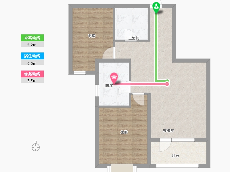 青海省-西宁市-新华联国际旅游城-68.81-户型库-动静线