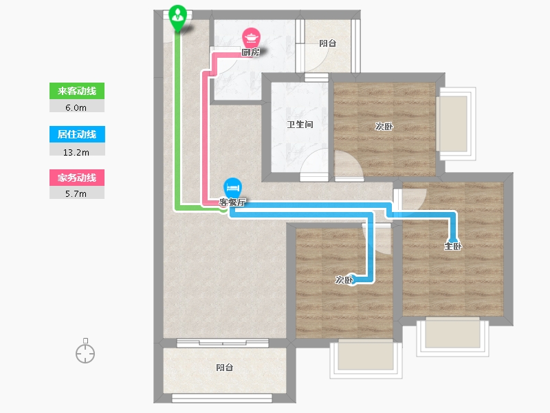 四川省-成都市-朗诗未来街区-67.23-户型库-动静线