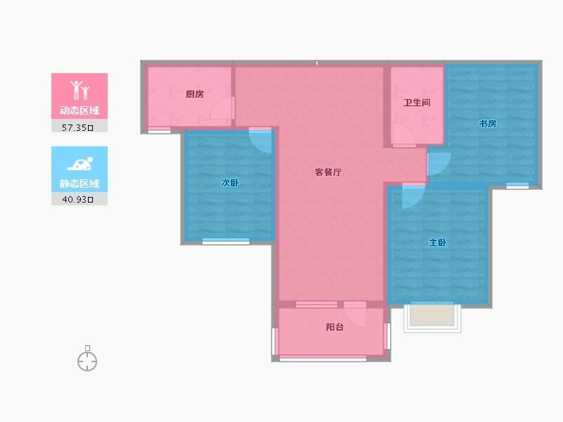 青海省-西宁市-新华联国际旅游城-87.99-户型库-动静分区