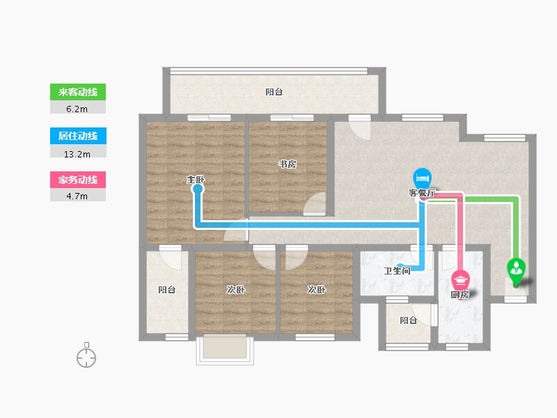 四川省-成都市-朗诗未来街区-98.53-户型库-动静线