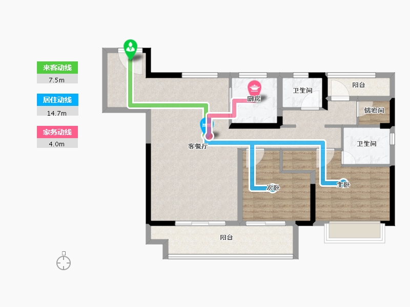 江苏省-盐城市-昕悦府-94.41-户型库-动静线