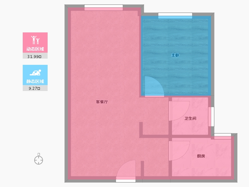 江苏省-苏州市-湖滨国际-29号楼-39.00-户型库-动静分区