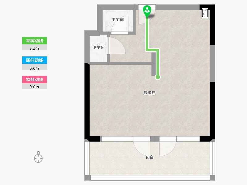 上海-上海市-中国普陀自在海-40.12-户型库-动静线