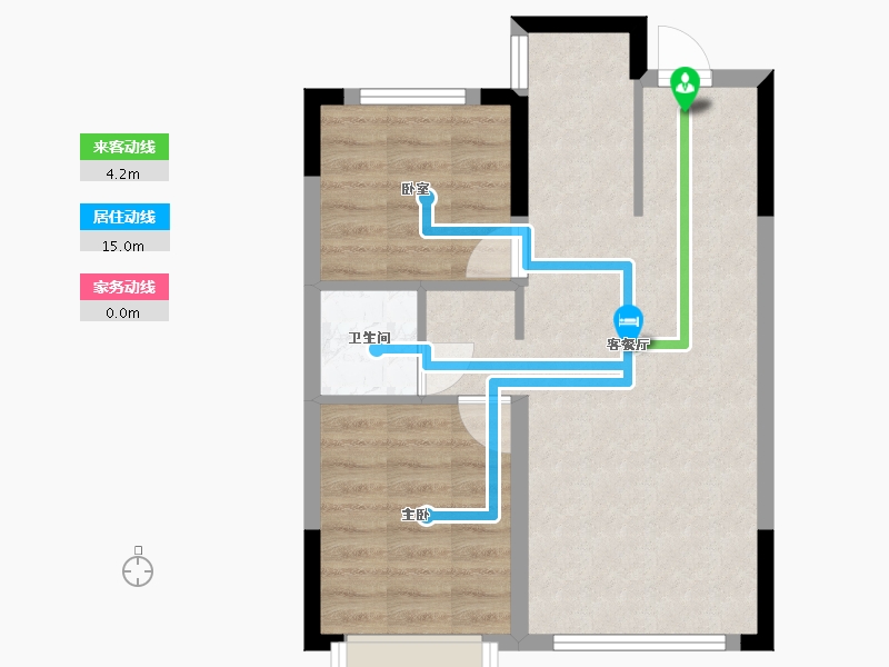 辽宁省-抚顺市-建荣皇家海岸-51.76-户型库-动静线