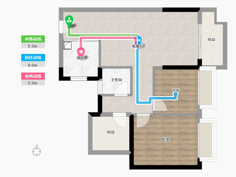 广东省-江门市-融创御府-61.13-户型库-动静线