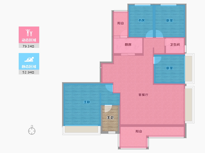 四川省-成都市-建发央玺-123.19-户型库-动静分区