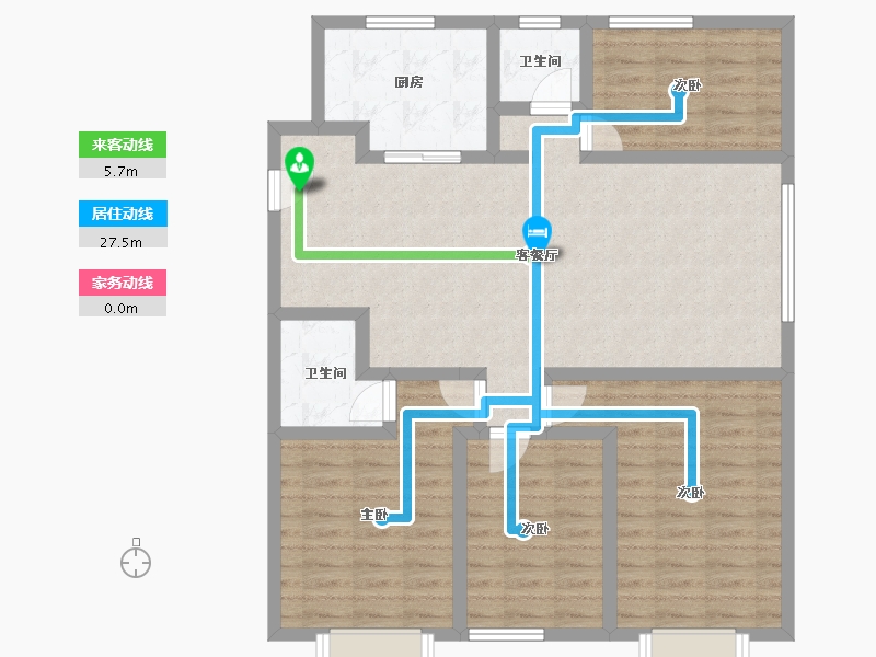 河北省-保定市-方仕·翰乐轩-103.01-户型库-动静线