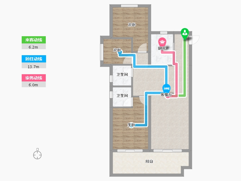 广西壮族自治区-北海市-曲江新鸥鹏北海教育城-83.09-户型库-动静线