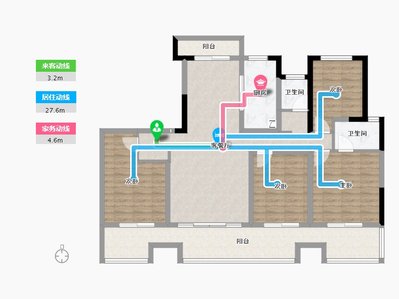 河南省-商丘市-建业·天境-114.30-户型库-动静线