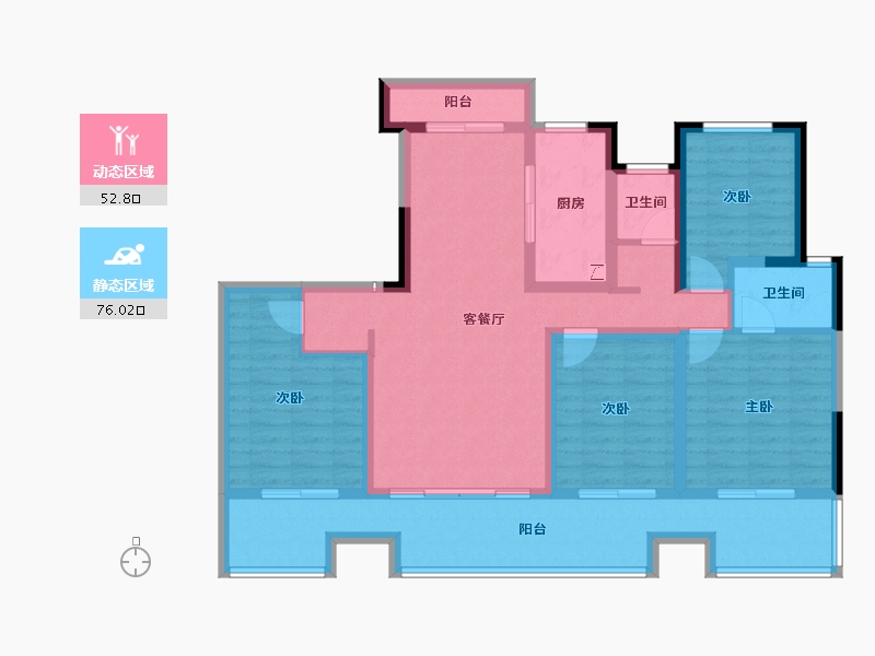 河南省-商丘市-建业·天境-114.30-户型库-动静分区