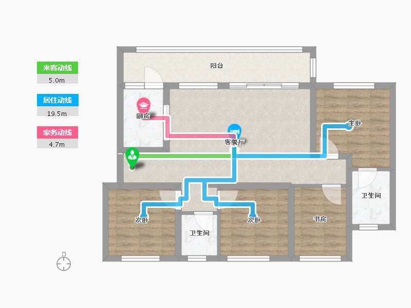 四川省-乐山市-江山和鸣-天玺-88.03-户型库-动静线