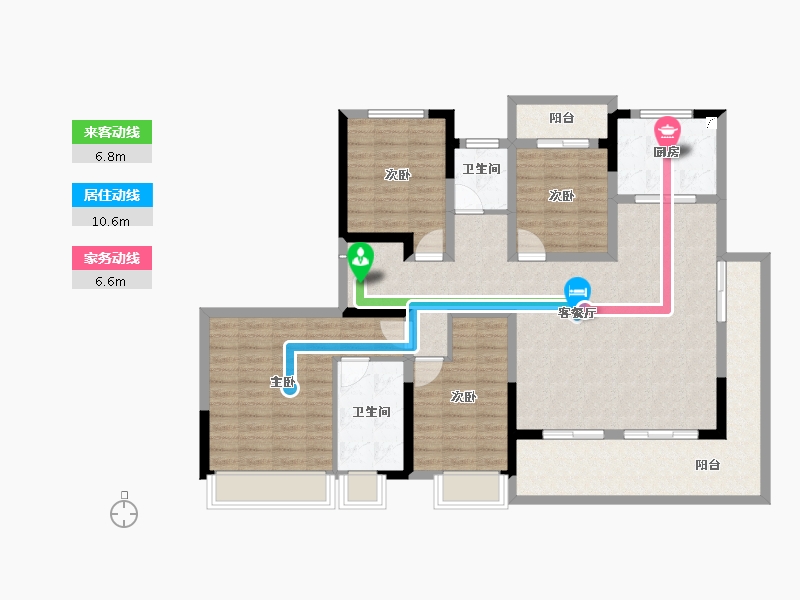 河南省-商丘市-建业·天境-121.65-户型库-动静线