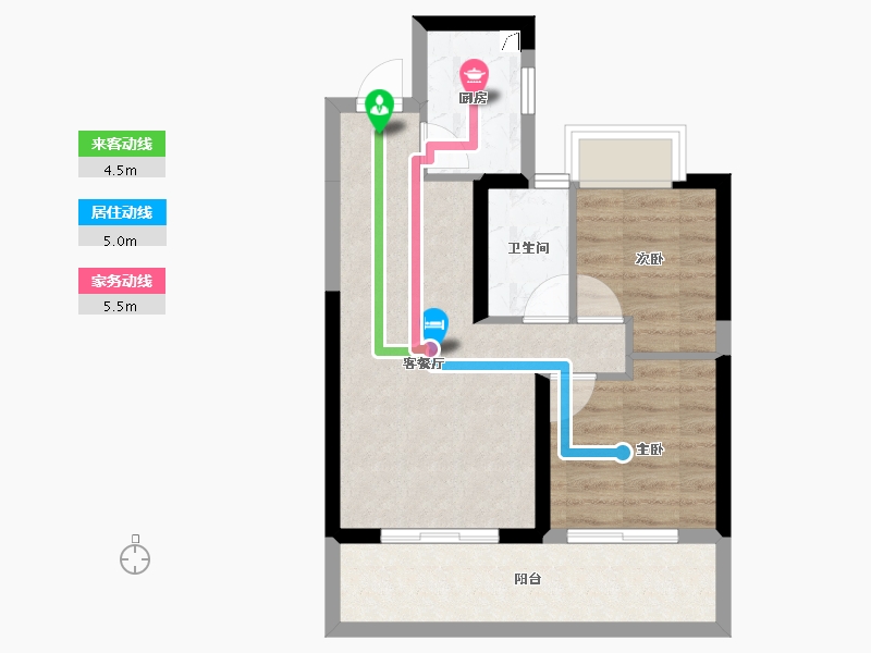 广西壮族自治区-北海市-北投观海上城-51.67-户型库-动静线