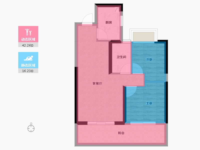 广西壮族自治区-北海市-北投观海上城-51.67-户型库-动静分区