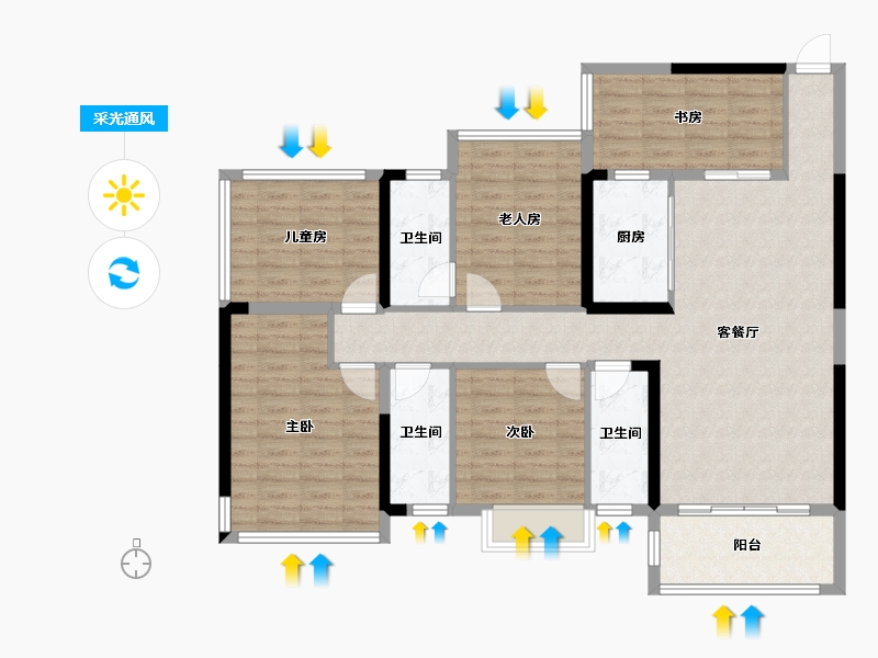 浙江省-杭州市-光伏发电-127.85-户型库-采光通风