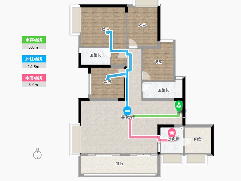 江西省-宜春市-天秀湾-127.94-户型库-动静线