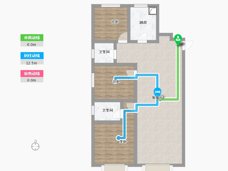 河北省-保定市-方仕·翰乐轩-83.83-户型库-动静线