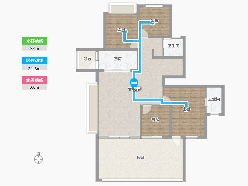 四川省-眉山市-万科眉州文化村-121.92-户型库-动静线