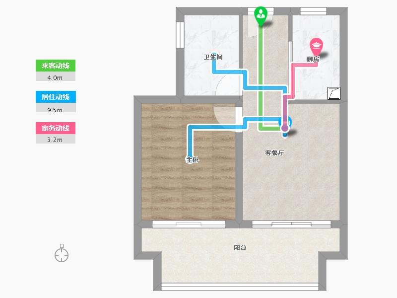 广西壮族自治区-北海市-曲江新鸥鹏北海教育城-46.60-户型库-动静线