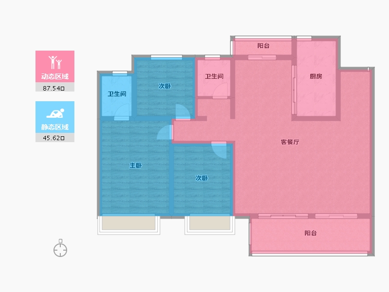 河南省-驻马店市-巨源城-120.00-户型库-动静分区