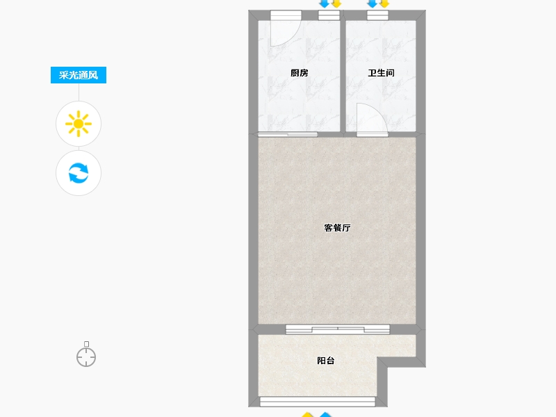 广西壮族自治区-北海市-北海•花漾里-36.07-户型库-采光通风