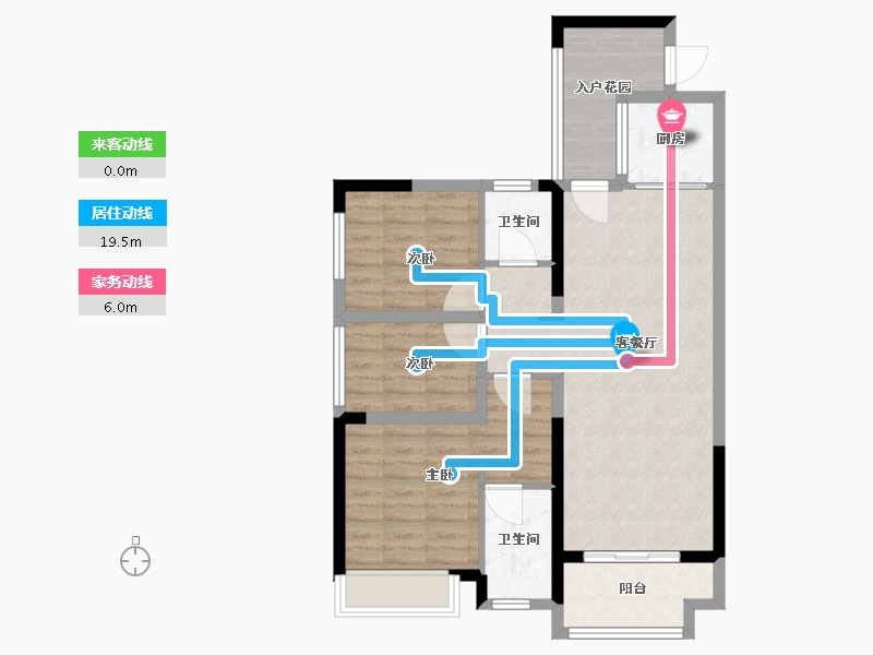 广东省-江门市-江悦城公园里-84.00-户型库-动静线