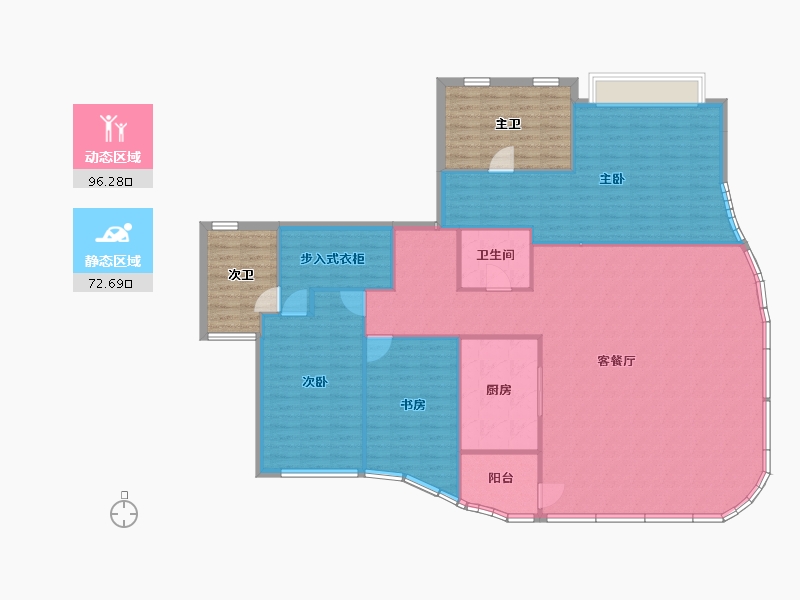 四川省-成都市-新希望D10天府-176.86-户型库-动静分区