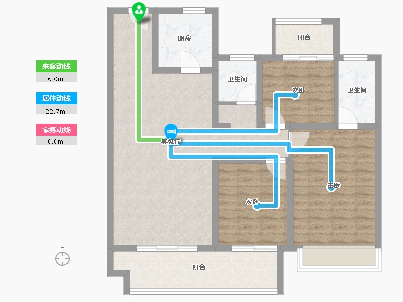 河南省-濮阳市-开州百子园-95.15-户型库-动静线