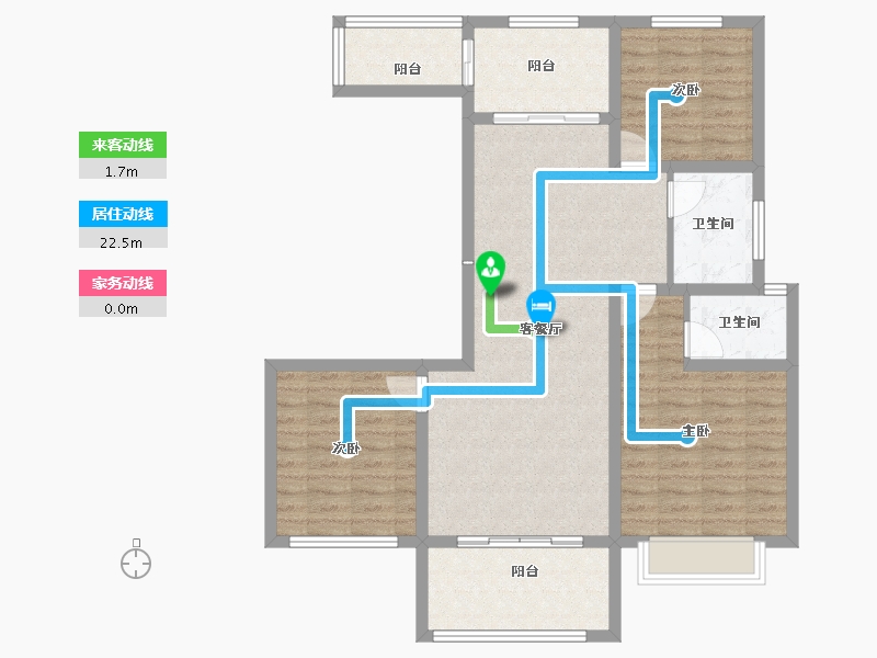 河南省-濮阳市-恒基·悦和府-96.13-户型库-动静线