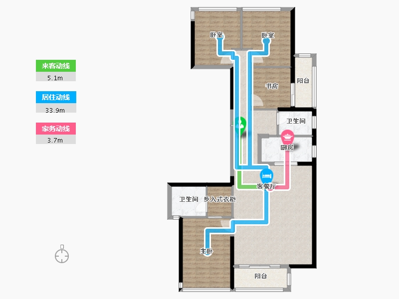 广西壮族自治区-柳州市-绿城杨柳郡-122.40-户型库-动静线