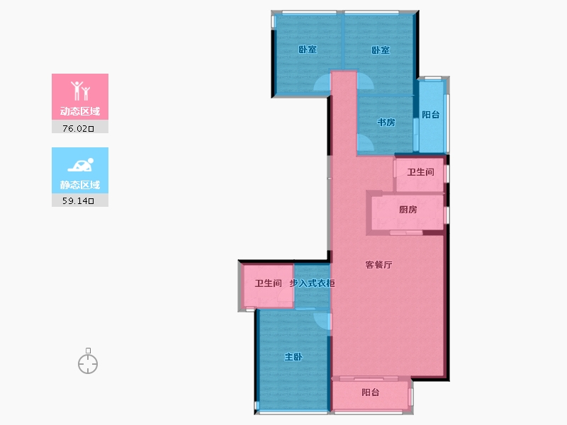 广西壮族自治区-柳州市-绿城杨柳郡-122.40-户型库-动静分区