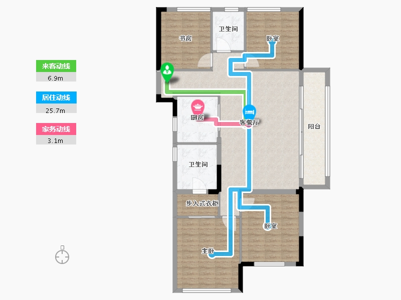 广西壮族自治区-柳州市-绿城杨柳郡-115.20-户型库-动静线