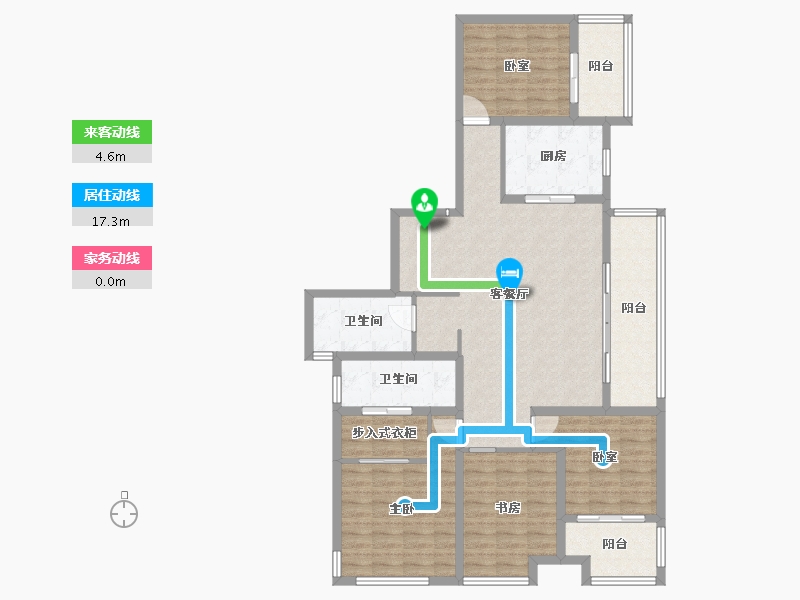 广西壮族自治区-柳州市-绿城杨柳郡-123.20-户型库-动静线