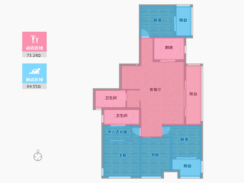 广西壮族自治区-柳州市-绿城杨柳郡-123.20-户型库-动静分区