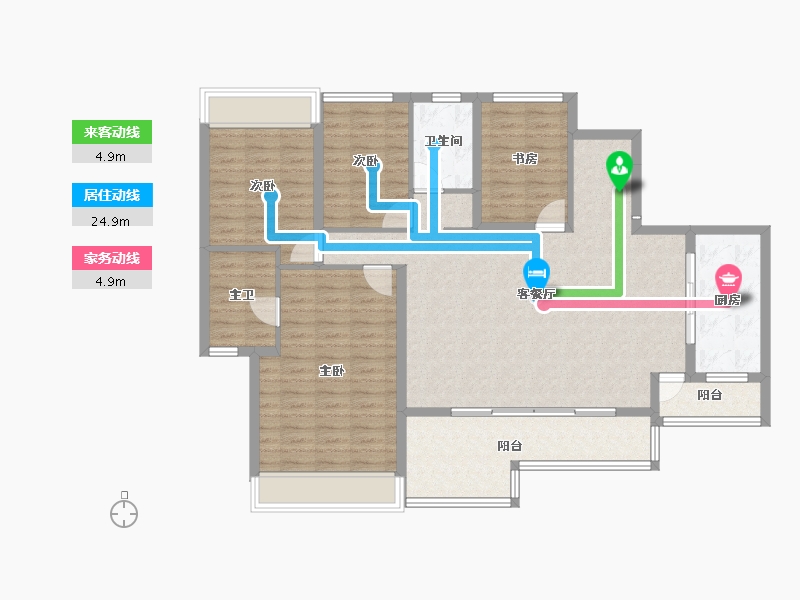 四川省-成都市-建发央玺-119.55-户型库-动静线