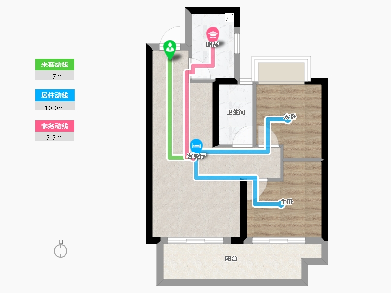 广西壮族自治区-北海市-北投观海上城-50.61-户型库-动静线