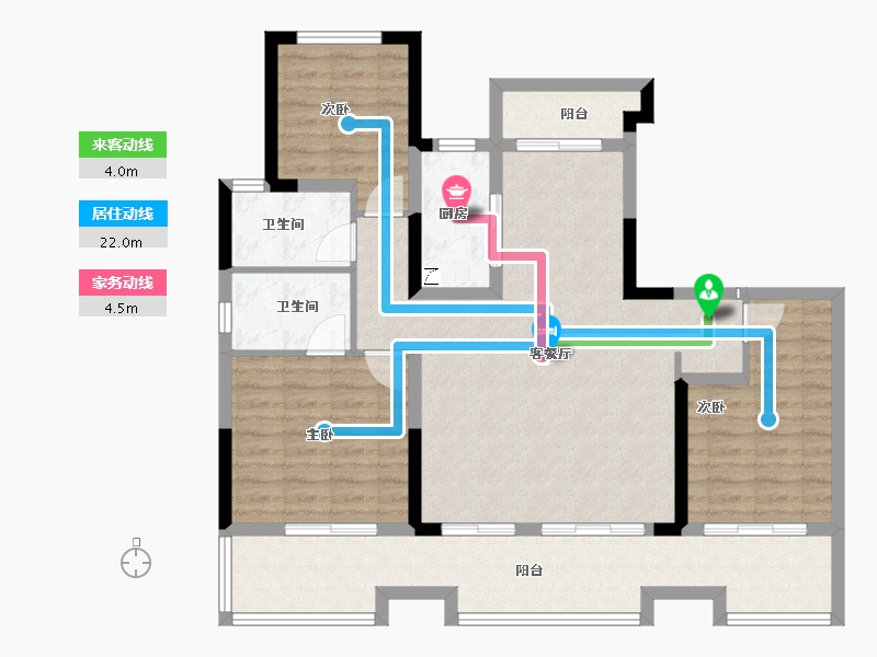 河南省-商丘市-建业·天境-102.33-户型库-动静线