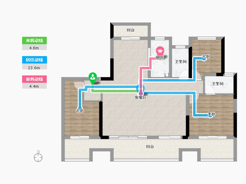 河南省-商丘市-建业·天境-110.37-户型库-动静线