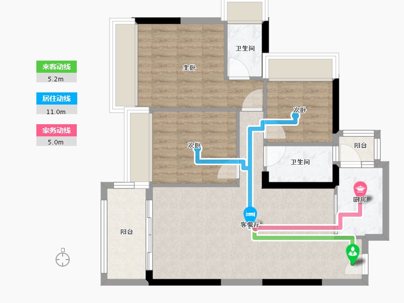 广东省-清远市-海港成天荷1号-74.27-户型库-动静线