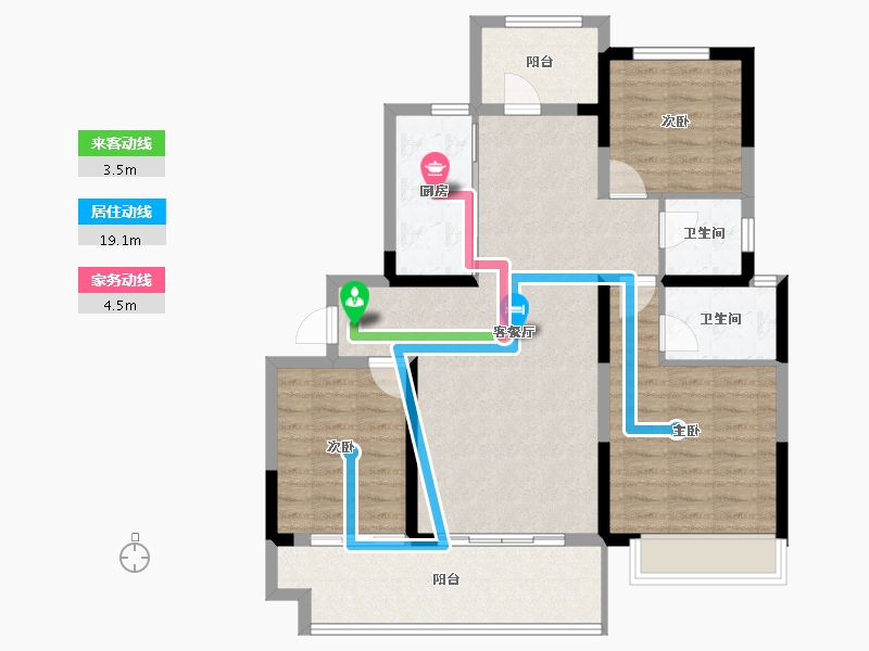 河南省-濮阳市-华信·越绣水岸-98.06-户型库-动静线