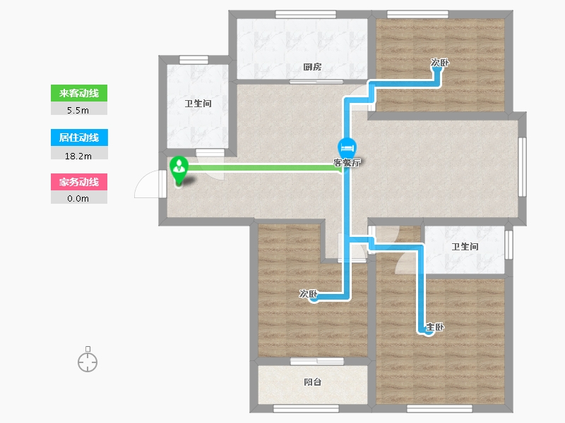 山东省-菏泽市-名城国际-98.00-户型库-动静线