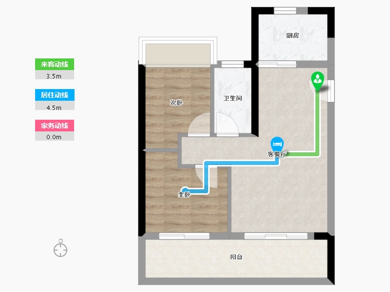 广西壮族自治区-北海市-北投观海上城-50.56-户型库-动静线